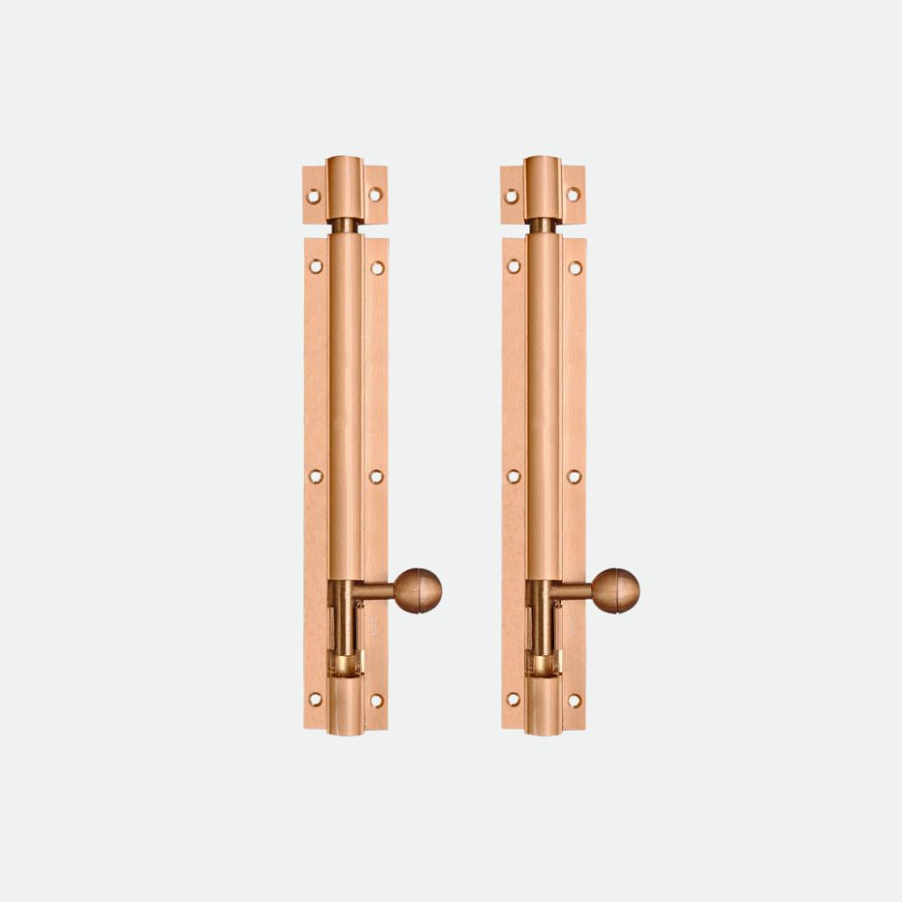Aluminium Tower Bolt, Rose Gold Matt Finish (TB001)