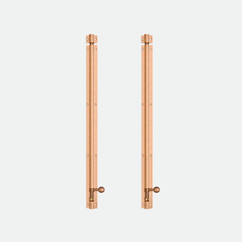Aluminium Tower Bolt, Rose Gold Matt Finish (TB001)