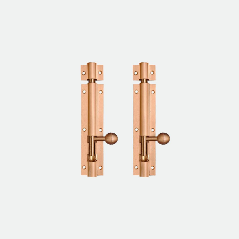 Aluminium Tower Bolt, Rose Gold Matt Finish (TB001)