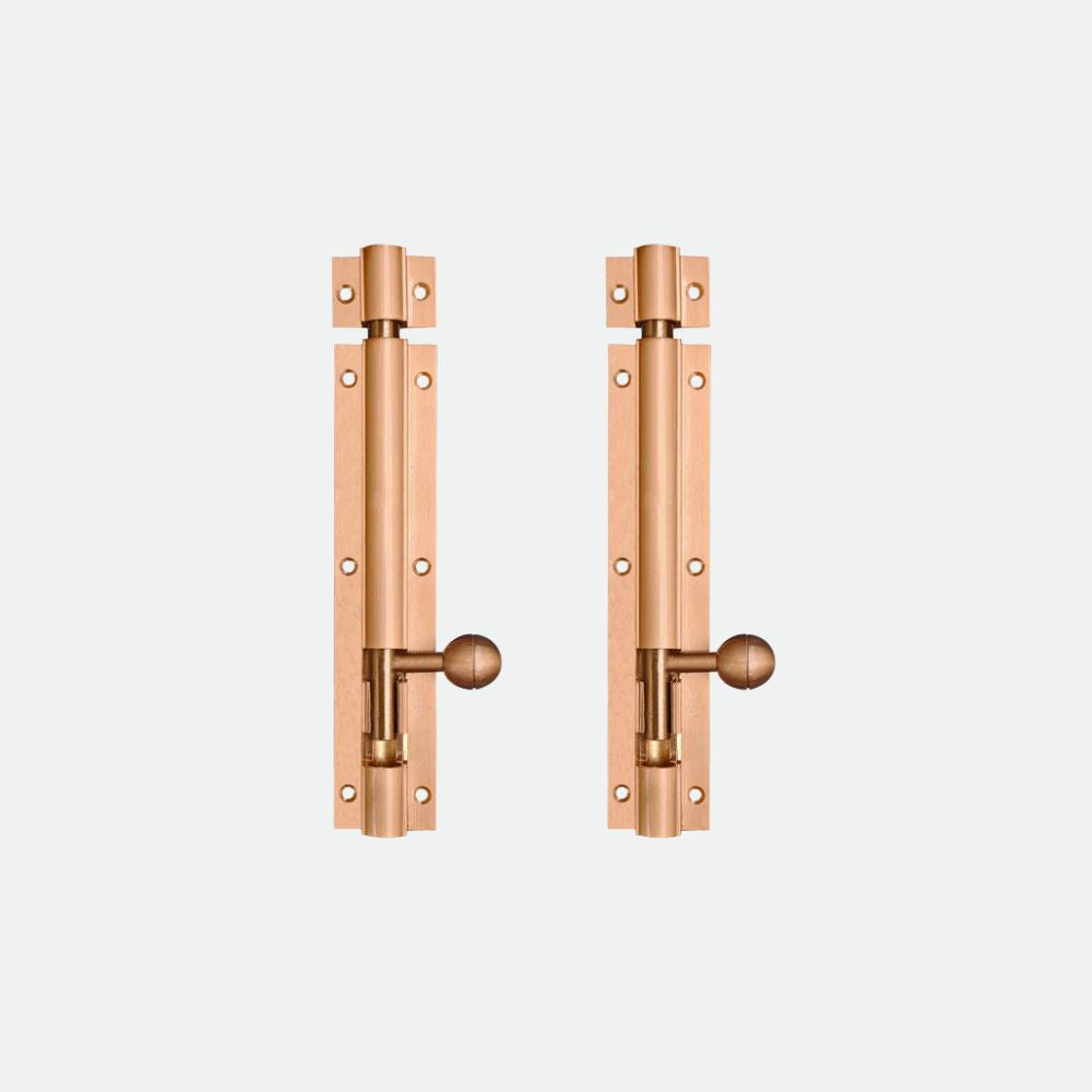 Aluminium Tower Bolt, Rose Gold Matt Finish (TB001)