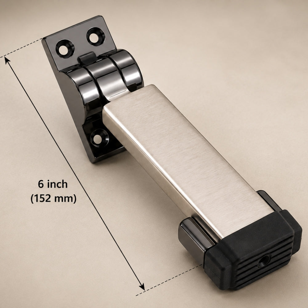 Door Stopper, Black Silver, Brass Antique & CPSS Finish (Pack of 2) (DS001)