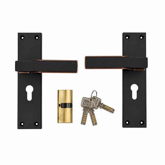 Mortise Handle, Zamak/O-Series, Finish Coca Black with KY & CY (O-71)