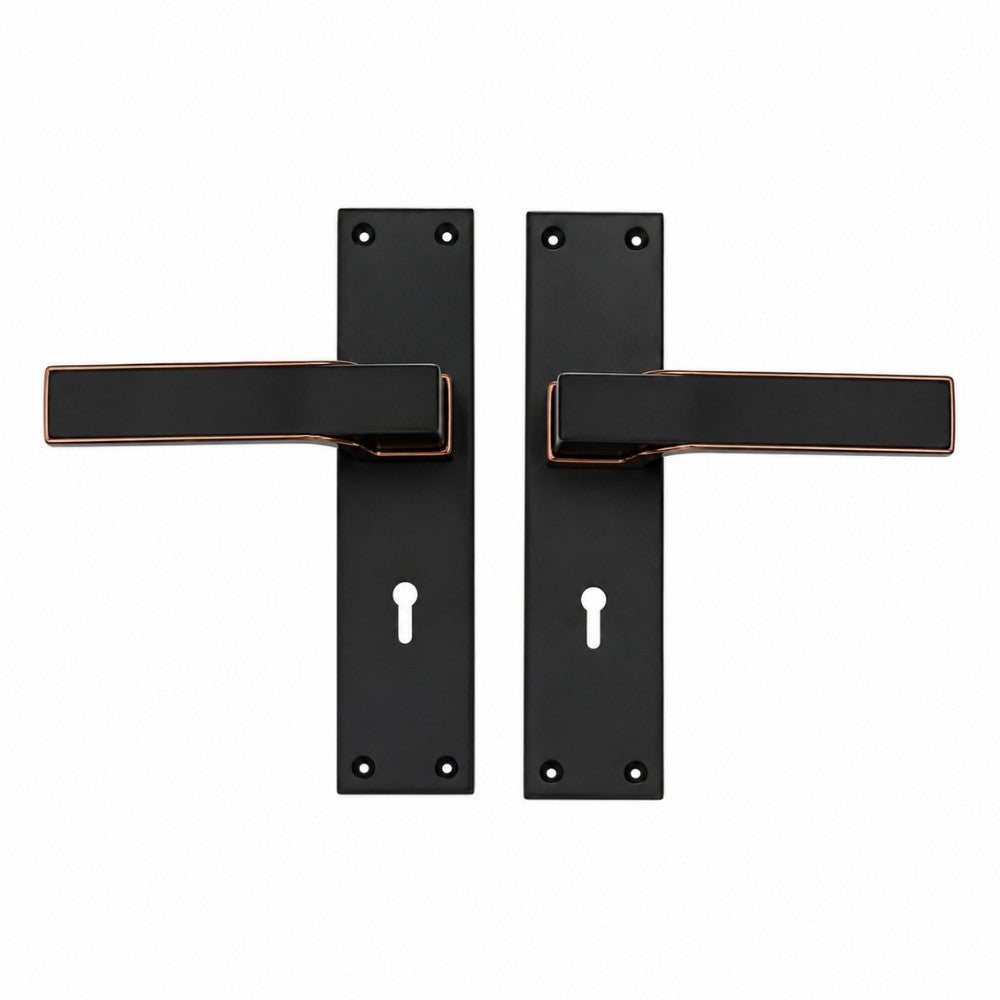 Mortise Handle, Zamak/O-Series, Finish Coca Black with KY & CY (O-71)