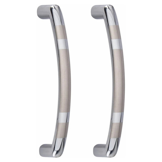 Zinc Cabinet Handle, Finish Black Matt, Brass Antique & CPPT, (6 Pack) (CH536)