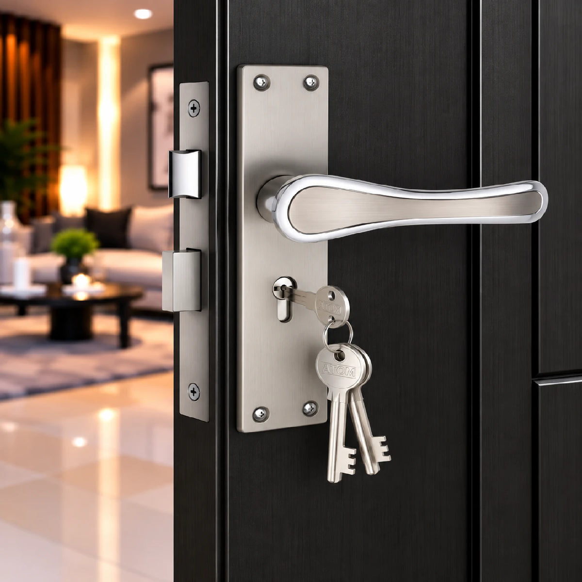 SS Mortice Handle G.O Series Finish Lever Handle (ZSM-A2)
