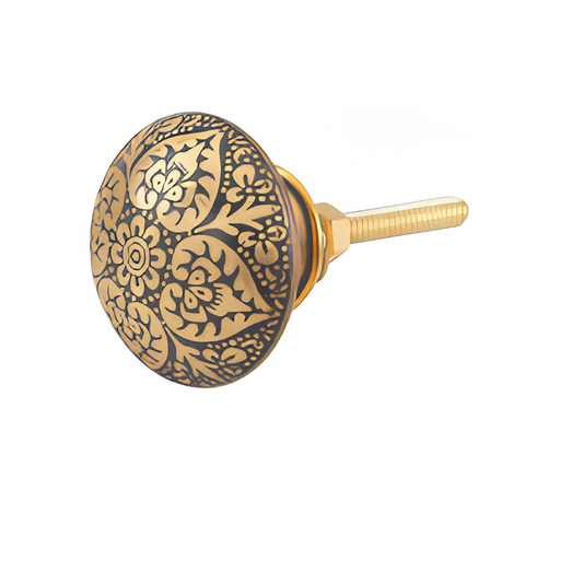 BK-Beetal Designer Cabinet Knob | Multi Colour Floral Furniture Knob