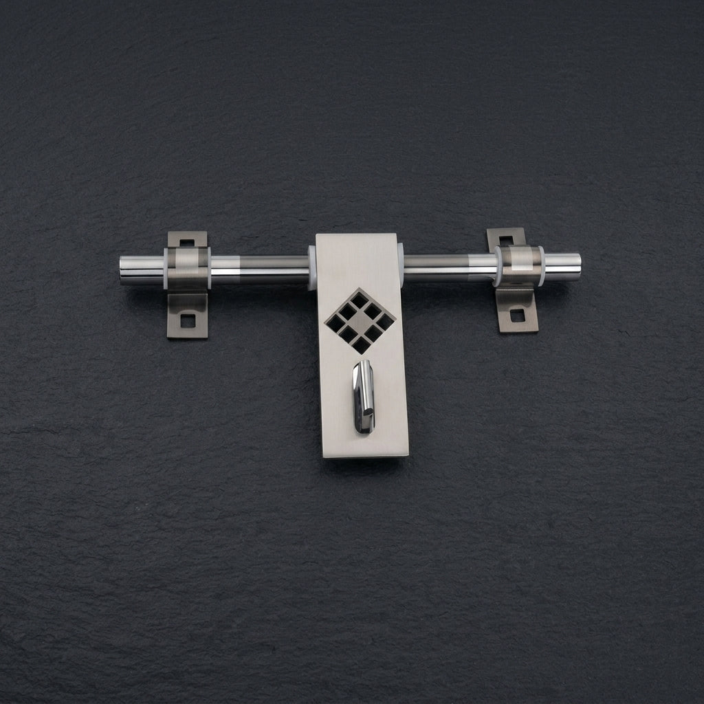 Erica Black Silver Aldrop | Designer Door Aldrop 8" 10" 12"