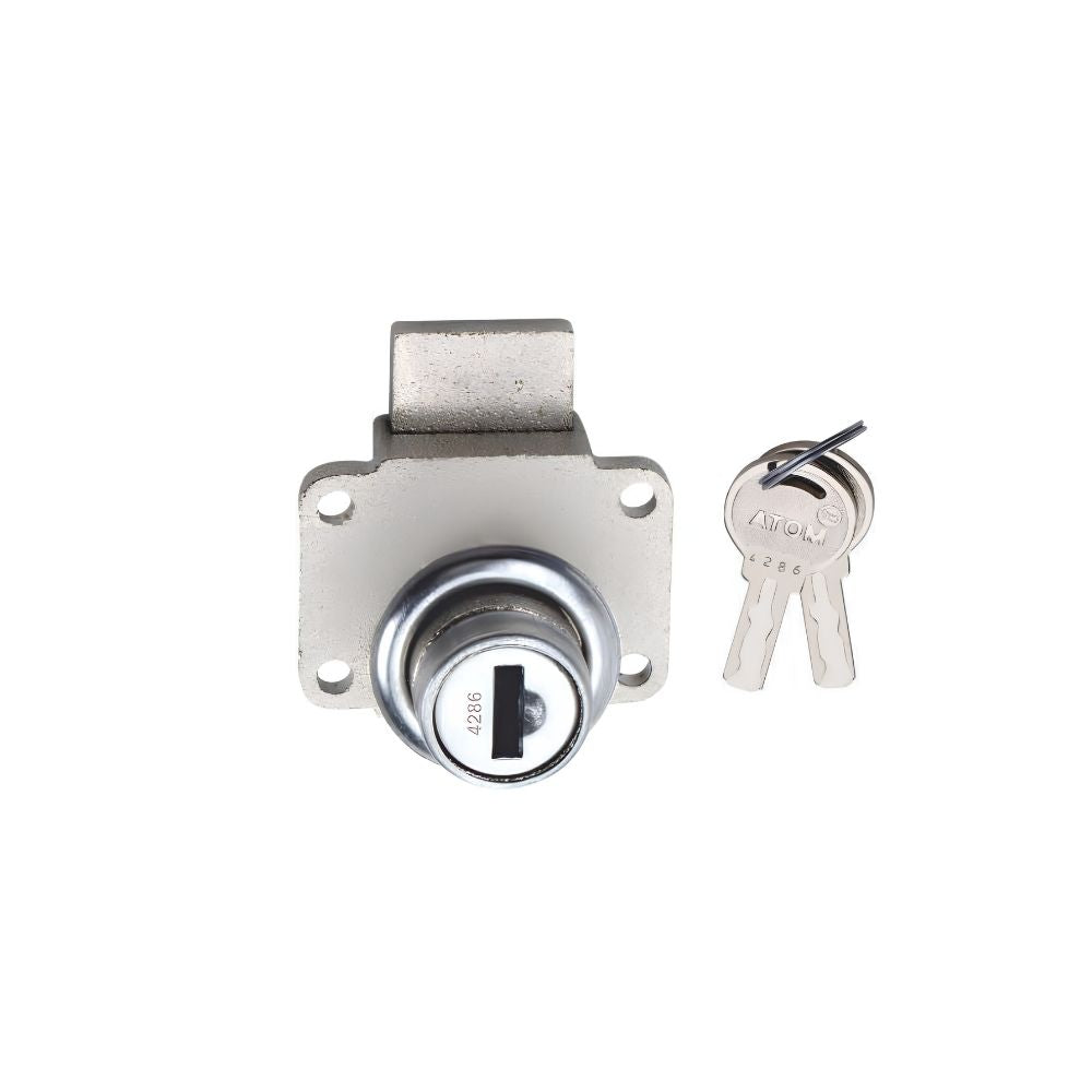 Micro Multipurpose Lock with Brass Wave Key | Cabinet & Drawer Lock