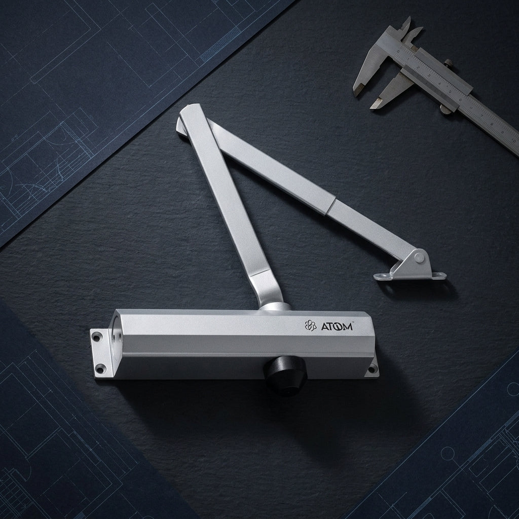 WDC-060 Door Closer | Automatic Hydraulic Door Closer SS Finish