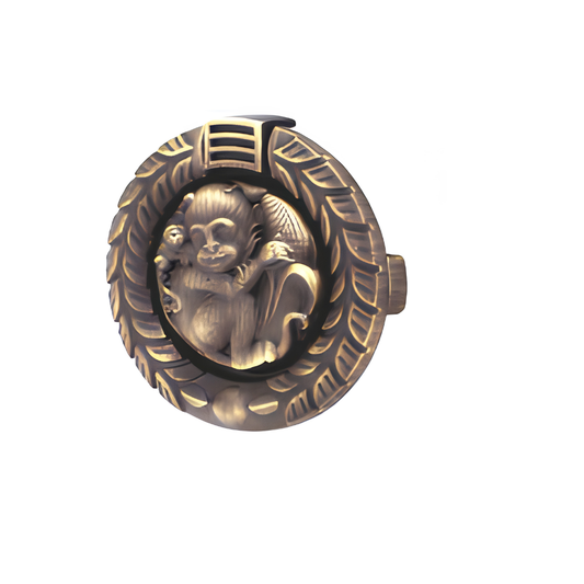ZK-717 Designer Cabinet Knob | Brass Antique Decorative Furniture Knob